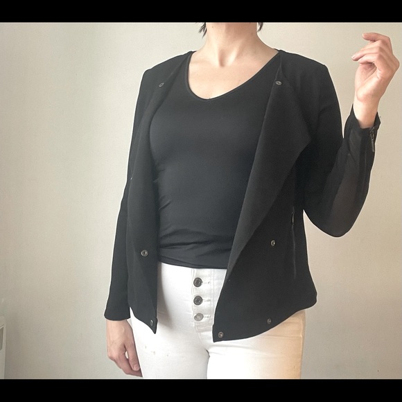 Zara Basics light black blazer - Picture 3 of 12